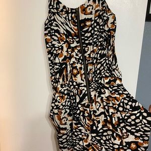 Animal, print women’s fantasy casual romper size large